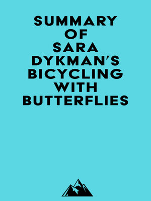 cover image of Summary of Sara Dykman's Bicycling with Butterflies